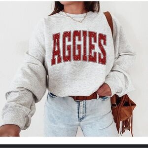 Gray AGGIES Sweatshirt